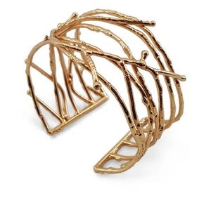 The Hope Bracelet Brass Goldtone Plating Adjustable by Patricia HEATON